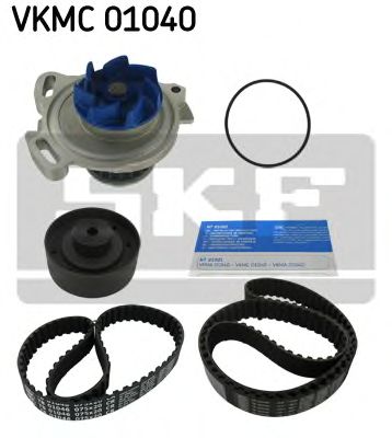 VKMC 01040 SKF - Насос охолоджуючої рідини + комплект зубчатого ремня0
